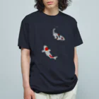 そらまめの和風　鯉 Organic Cotton T-Shirt