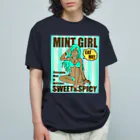 SWEET＆SPICY 【 すいすぱ 】ダーツのMINT GIRL オーガニックコットンTシャツ