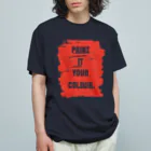 Bootleg BustersのPAINT IT YOUR COLOUR オーガニックコットンTシャツ