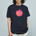 LalaHangeulのはんぐるde林檎　~キュートバージョン~ オーガニックコットンTシャツ