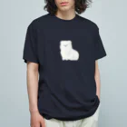 papiko くまさんの【小林愛香さん 着用】ふわふわ　ポメラニアン オーガニックコットンTシャツ