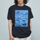 L_arctoaの船上から見た鯨類(1) オーガニックコットンTシャツ