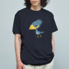 甘漏り屋のからすっこ・はしびろこう オーガニックコットンTシャツ