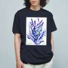 アトリエ千世国の黒炎鳳凰龍 オーガニックコットンTシャツ