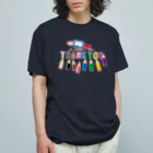 イラスト MONYAAT のCT155　ちびた色鉛筆*B Organic Cotton T-Shirt