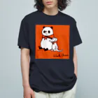 キッチュのパンダとワニ Organic Cotton T-Shirt