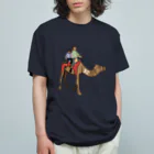 インドのHIMANSH.labのヒンディー語　ラクダ　ウーント　インド　India Organic Cotton T-Shirt