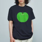 KANON21の大きな青りんご Organic Cotton T-Shirt