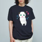 おばけ商店のおばけTシャツ＜でっかいすねこすり＞ オーガニックコットンTシャツ