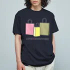 ヨープキャンが気になったの紙袋 LOVE SHOPPING Organic Cotton T-Shirt