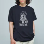 oekaki/ROUTE ONEの蜂鬼のインチちゃん オーガニックコットンTシャツ
