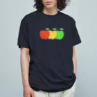 ハナのお店のりんご三兄弟 オーガニックコットンTシャツ