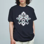 Alba spinaの偶像崇拝 濃色生地 オーガニックコットンTシャツ