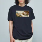 artgalleryのThe Creation of Adam オーガニックコットンTシャツ