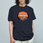 ぽんぽこあんぽんたんのENJOY SAUNA オーガニックコットンTシャツ