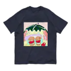 Berry & Pursers®︎ の♪   《Happy🍉Glamping》 Organic Cotton T-Shirt