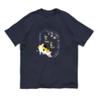 猫社謹製の三毛猫銘酒 オーガニックコットンTシャツ