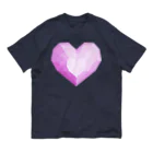 coolbeats🐝💓のgeometric Heart Organic Cotton T-Shirt