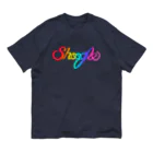 週刊少年ライジングサンズのShoogle(シューグル・週グル・週刊少年グルメ)ロゴ レインボー Organic Cotton T-Shirt