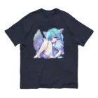 ROBOのけもみみ&けもしっぽっ子 オーガニックコットンTシャツ