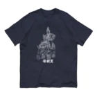 ユメデマデの帝釈天(白) オーガニックコットンTシャツ