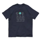 ari designの天動説？地動説？ゾウ説！ オーガニックコットンTシャツ