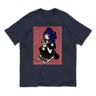 あやしいおばさん くろまめさんの○ュアアルコール（ス○ゼロ）ダスティーピンク Organic Cotton T-Shirt