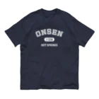 kg_shopのONSEN (ホワイト) オーガニックコットンTシャツ