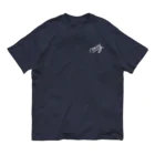 Andiamoの至福の一服（両面/白） オーガニックコットンTシャツ