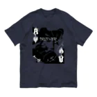 loveclonesのBLACK SANTA 03 Obscure Desire ブラックサンタ ネガver. Organic Cotton T-Shirt