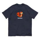 SUNDAYS GRAPHICSのどんぐリス（白ロゴ） オーガニックコットンTシャツ