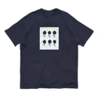 mitsui eimiのやわらかな花 (センレン) オーガニックコットンTシャツ
