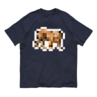 PITTEN PRODUCTSのPIXEL_ANIMAL_05(TIGER) Organic Cotton T-Shirt