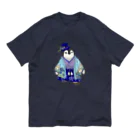 ヤママユ(ヤママユ・ペンギイナ)の着物ぺんぎんーいずれは菖蒲かエンペヒナー Organic Cotton T-Shirt