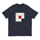 3×3 のドット絵のバンクシー - 3×3 のドット絵 オーガニックコットンTシャツ