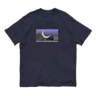 sandy-mのロッキー山脈の静かな夜 オーガニックコットンTシャツ