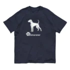 bow and arrow のワイマラナー オーガニックコットンTシャツ