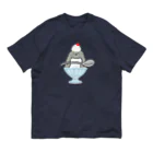 ゆきおのアデリーペンギン/かき氷 オーガニックコットンTシャツ