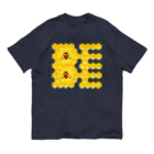 LalaHangeulのハニカム構造(BEE） オーガニックコットンTシャツ