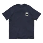 山わらふのみとりのTシャツ白 オーガニックコットンTシャツ