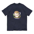 shiro￤ほわふにゃ屋さんのおチュンの秘められしちから。 オーガニックコットンTシャツ