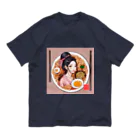 KIMONO GIRLS（キモノ ガールズ）のKIMONO GIRLS 華 ramen オーガニックコットンTシャツ