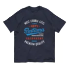 kg_shopのSaitama -Vintage- (濃色Tシャツ専用) オーガニックコットンTシャツ