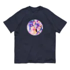 💖宇宙整体♪🌈♪こころからだチャンネル♪💖のhealing mermaid LARA陰陽バランス オーガニックコットンTシャツ