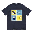 ロジローの4者集結！RANDOM・白背景 オーガニックコットンTシャツ