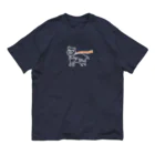 nachau7の凄いヤツ　エサにつられない豚 オーガニックコットンTシャツ