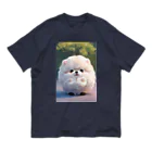 dcgnori／ワンコ画像のモフモフワンコ玉 オーガニックコットンTシャツ