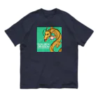 kazu_gの幸せの金龍さん（緑） Organic Cotton T-Shirt