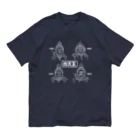 ユメデマデの四天王(白) オーガニックコットンTシャツ