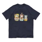 猫のきぬくんのお店のマトニャーシカ　プリンちゃん一家 オーガニックコットンTシャツ